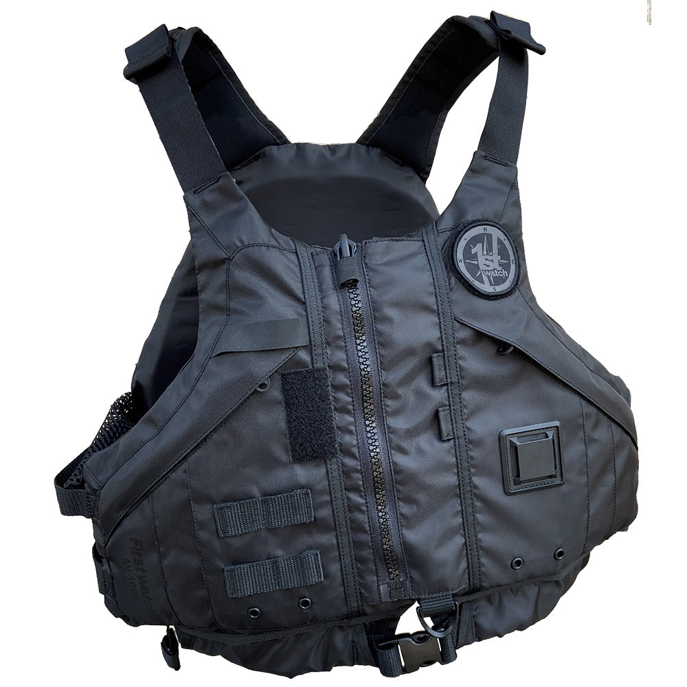 First Watch AV1000 Kayak Style Duty PFD Black ML AV1000BKML